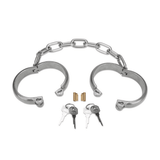 Handschellen schwer Silber 26 cm – Ansicht 2