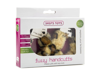 Handschellen Shots Toys aus Stahl mit Plüschfutter und Schnelllöser – Ansicht 2