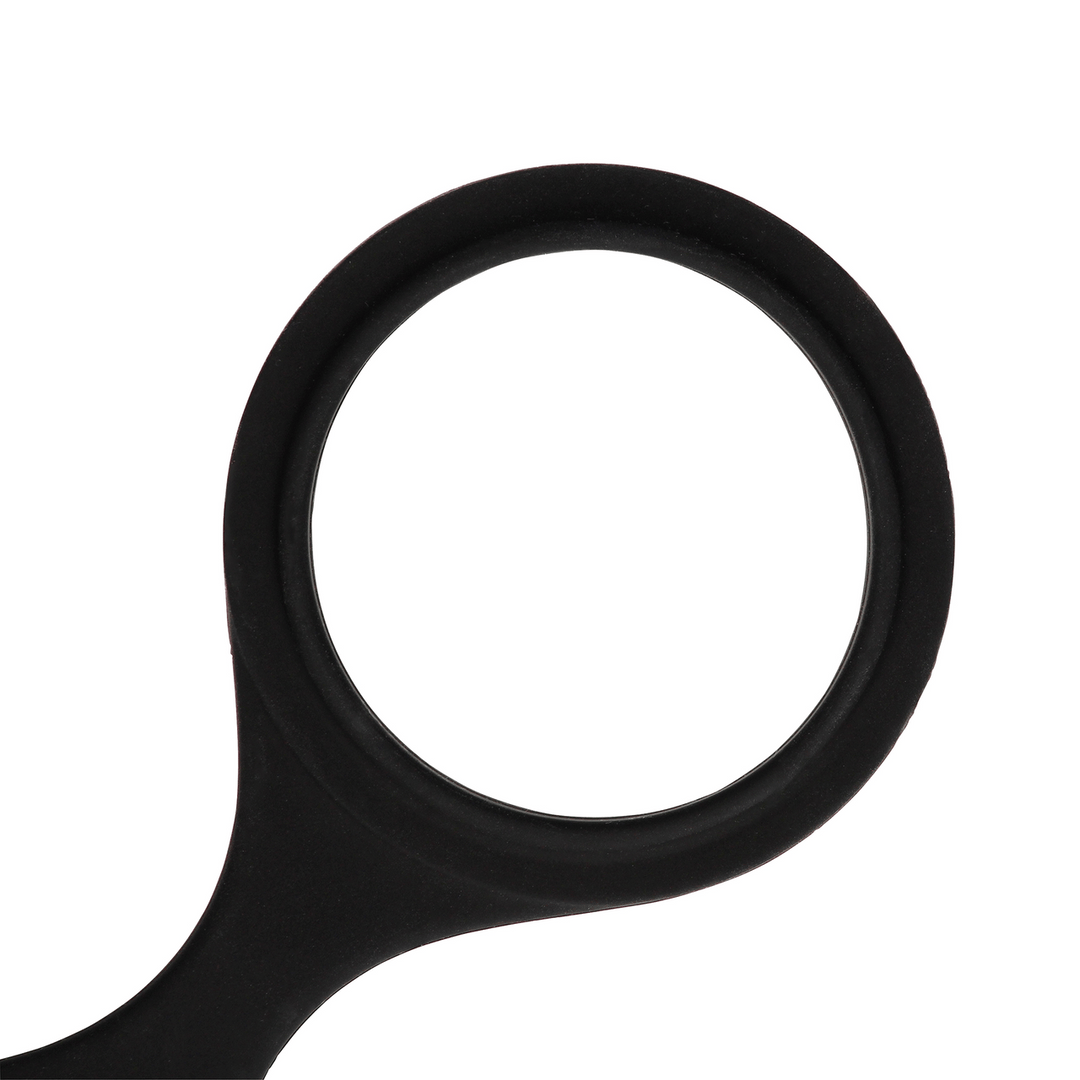 Handfesseln Ouch aus Silikon ohne Verschluss Schwarz 20 cm – Ansicht 6