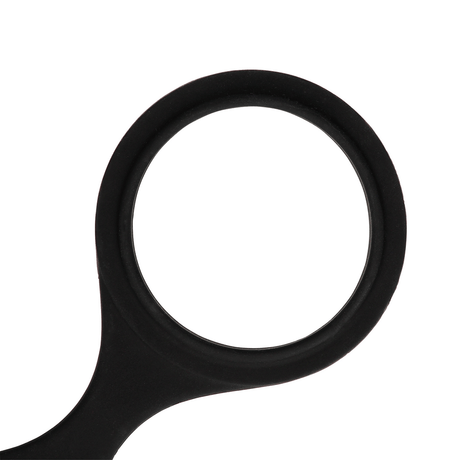 Handfesseln Ouch aus Silikon ohne Verschluss Schwarz 20 cm – Ansicht 6