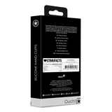 Handfesseln Ouch aus Silikon ohne Verschluss Schwarz 20 cm – Ansicht 3