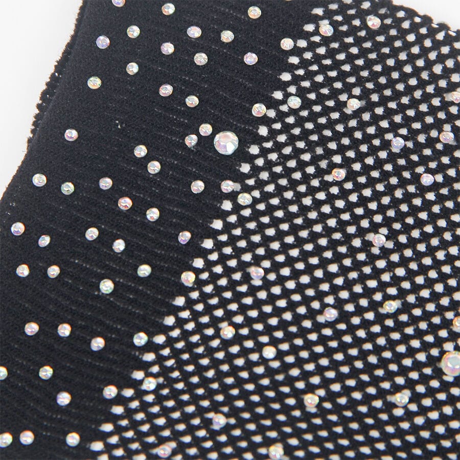 Handschuhe 957469shine Transparente Handschuhe Schwarz S/M