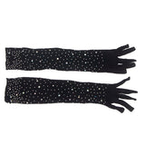 Handschuhe 957469shine Transparente Handschuhe Schwarz S/M