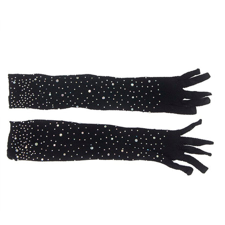 Handschuhe 957469shine Transparente Handschuhe Schwarz S/M