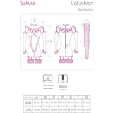 Handschuhe Fashion Sakura Cf 90357 Jumpsuit + Lange Handschuhe + Strumpfgürtel Schwarz S/M