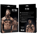 Harness Brustgurt aus Ökoleder für Herren Brigade – Ansicht 2