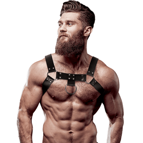 Harness Brustharness aus Ökoleder für Herren