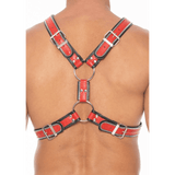 Harness Ouch aus echtem Leder im Streifen-Design in drei Ausführungen – Ansicht 12