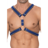 Harness Ouch aus echtem Leder im Streifen-Design in drei Ausführungen