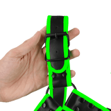 Harness Ouch Bulldog nachtleuchtend L/XL Grün – Ansicht 5