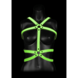 Harness Ouch für den Oberkörper nachtleuchtend in zwei Größen Grün – Ansicht 5