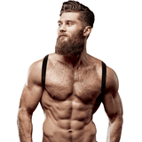Harness Rückenharness aus Ökoleder für Herren