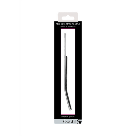 Harnröhrensonde Ouch aus Edelstahl gebogen Silber 19 x Ø 0,8 cm – Ansicht 2