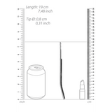 Harnröhrensonde Ouch aus Edelstahl gebogen Silber 19 x Ø 0,8 cm – Ansicht 3