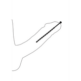 Harnröhrensonden-Set Ouch aus Silikon für Anfänger Schwarz 10 und 15,5 cm – Ansicht 6