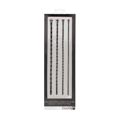 Harnröhrensonden-Set Ouch Spirale für Anfänger Schwarz 29,5 cm – Ansicht 2