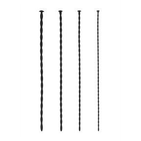 Harnröhrensonden-Set Ouch Spirale für Anfänger Schwarz 30 cm