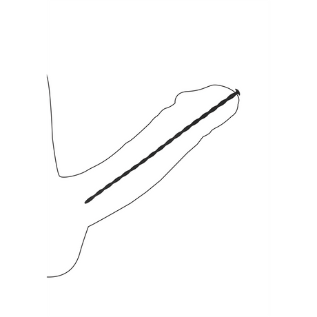 Harnröhrensonden-Set Ouch Spirale für Anfänger Schwarz 29,5 cm – Ansicht 5