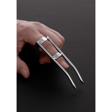 Hautschaber Catnail aus Edelstahl Silber 9,9 cm – Ansicht 3