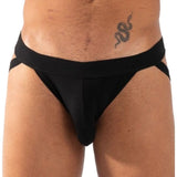 Herren-Dessous Jockstrap Double Schwarz L – Ansicht 2