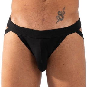 Herren-Dessous Jockstrap Double Schwarz M