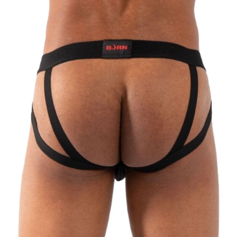 Herren-Dessous Jockstrap Double Schwarz XL – Ansicht 3