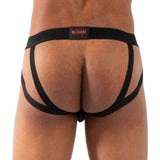 Herren-Dessous Jockstrap Double Schwarz XL – Ansicht 3