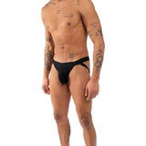 Herren-Dessous Jockstrap Double Schwarz XL – Ansicht 2