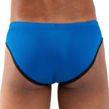 Herren-Dessous Slip Blau S – Ansicht 3