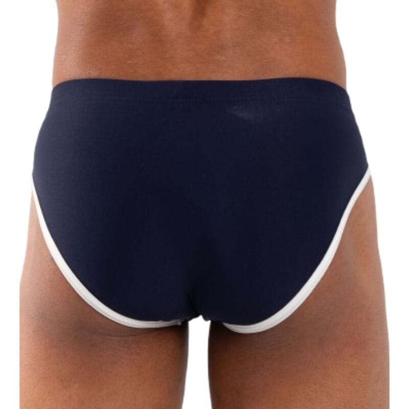 Herren-Dessous Slip Marineblau L – Ansicht 3