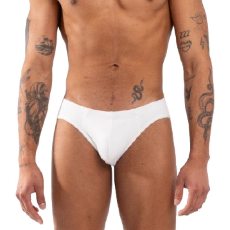 Herren-Dessous Slip Weiß M – Ansicht 2