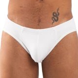Herren-Dessous Slip Weiß S – Ansicht 2