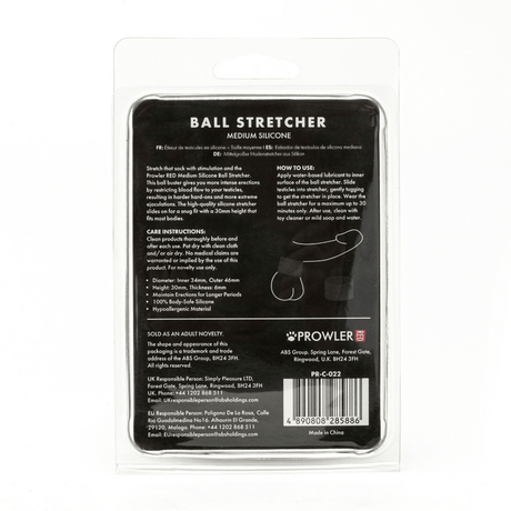 Hodenring Stretcher Silikon Schwarz Mittel – Ansicht 3