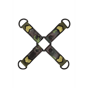 Hogtie-Kreuz Ouch im Armee-Design Grün 21,2 cm
