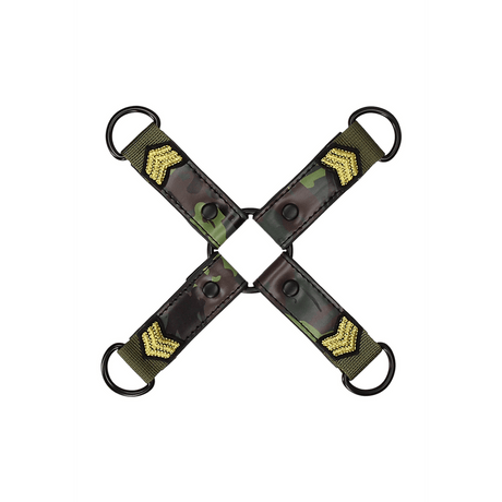 Hogtie-Kreuz Ouch im Armee-Design Grün 21,2 cm