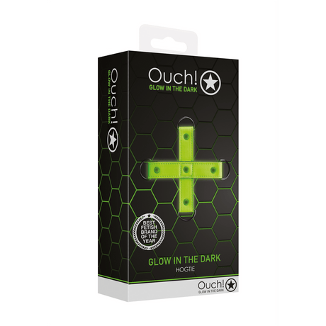 Hogtie-Kreuz Ouch nachtleuchtend 12 cm Grün – Ansicht 2