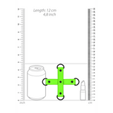 Hogtie-Kreuz Ouch nachtleuchtend Grün 12 cm – Ansicht 5