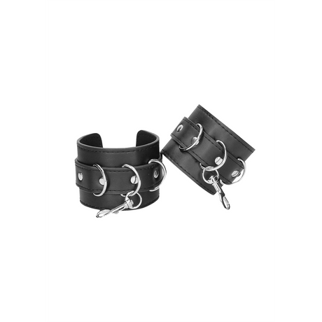 Hogtie-Set Ouch Black and White mit vier Manschetten Schwarz 40 cm – Ansicht 4