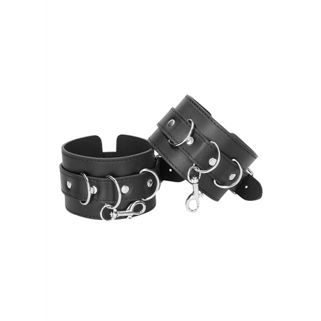 Hogtie-Set Ouch Black and White mit vier Manschetten Schwarz 40 cm – Ansicht 6