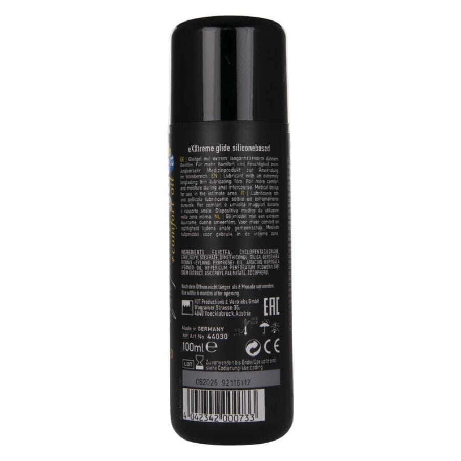 Silikon-Gleitgel HOT Extra Gleitendes Analgleitmittel Silikon + Komfortöl A+ 100 ml.2