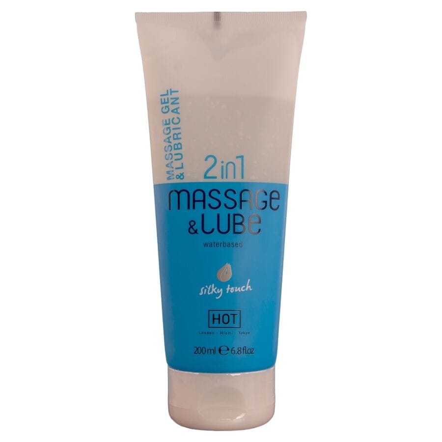 Gleitgel HOT Massage- & 2in1 Silky Touch 200 ml