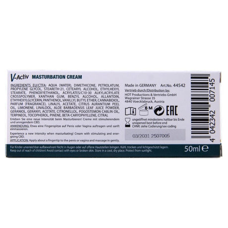 Hot - Masturbationscreme mit Cbd Unisex 100 ml