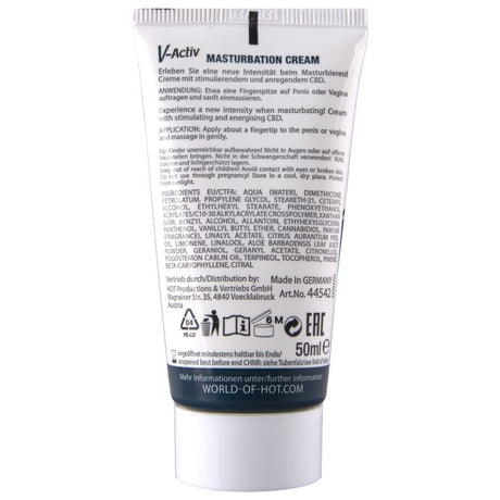 Hot - Masturbationscreme mit Cbd Unisex 100 ml