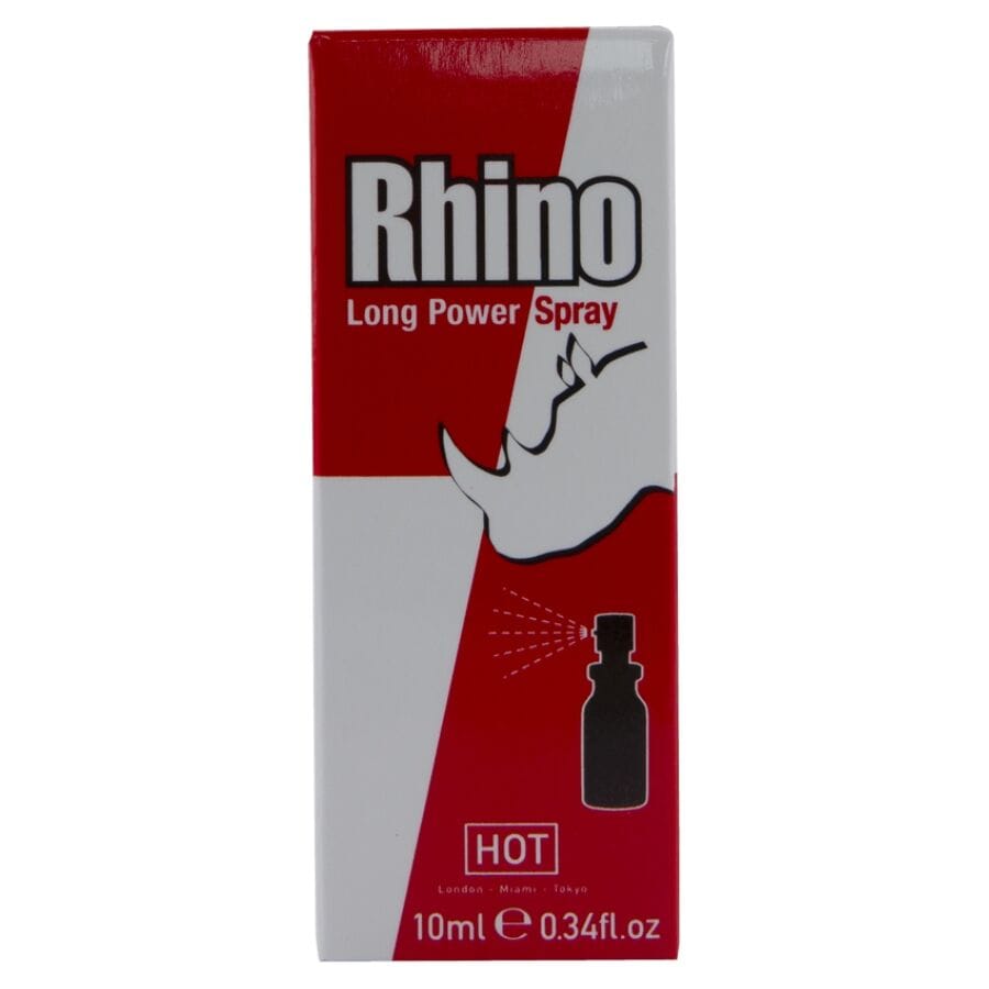 Stimulationsgel HOT Rhino Long Power Verzögerungsspray für Ihn 10 ml.3