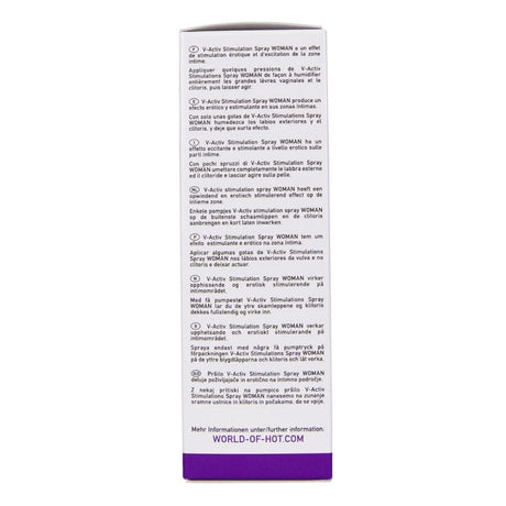 Hot - V-Activ Stimulationsspray für Frauen 50 ml