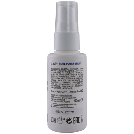 Hot - V-Aktiv Penis-Power-Spray für Männer 50 ml