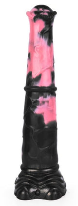 Hulf Dildo 24 x 5cm Schwarz-Rosa