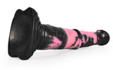 Hulf Dildo 24 x 5cm Schwarz-Rosa