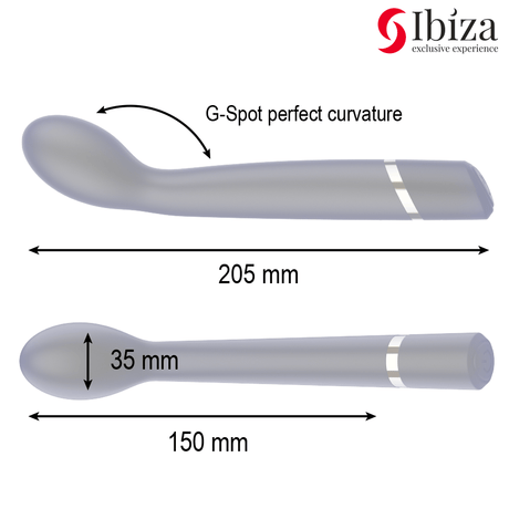 Ibiza - g-Punkt-Vibrator, 10 Vibrationsmodi, Wiederaufladbar