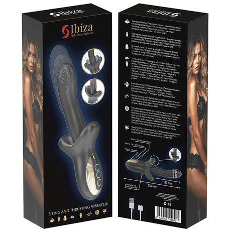 Ibiza – Kraftvoll Vibrator mit Stoss- und Beisseffekt